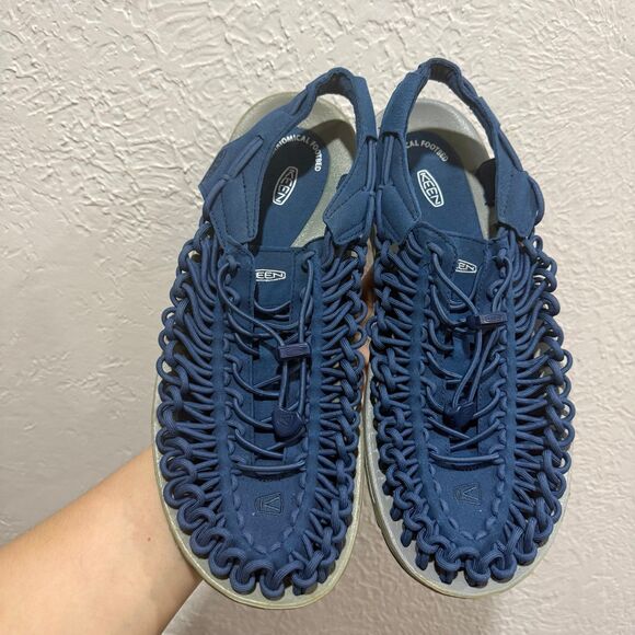 Keen Uneek Sandals Mens 11 Blue Water Sport Hiking Slip On Shoes main image 5
